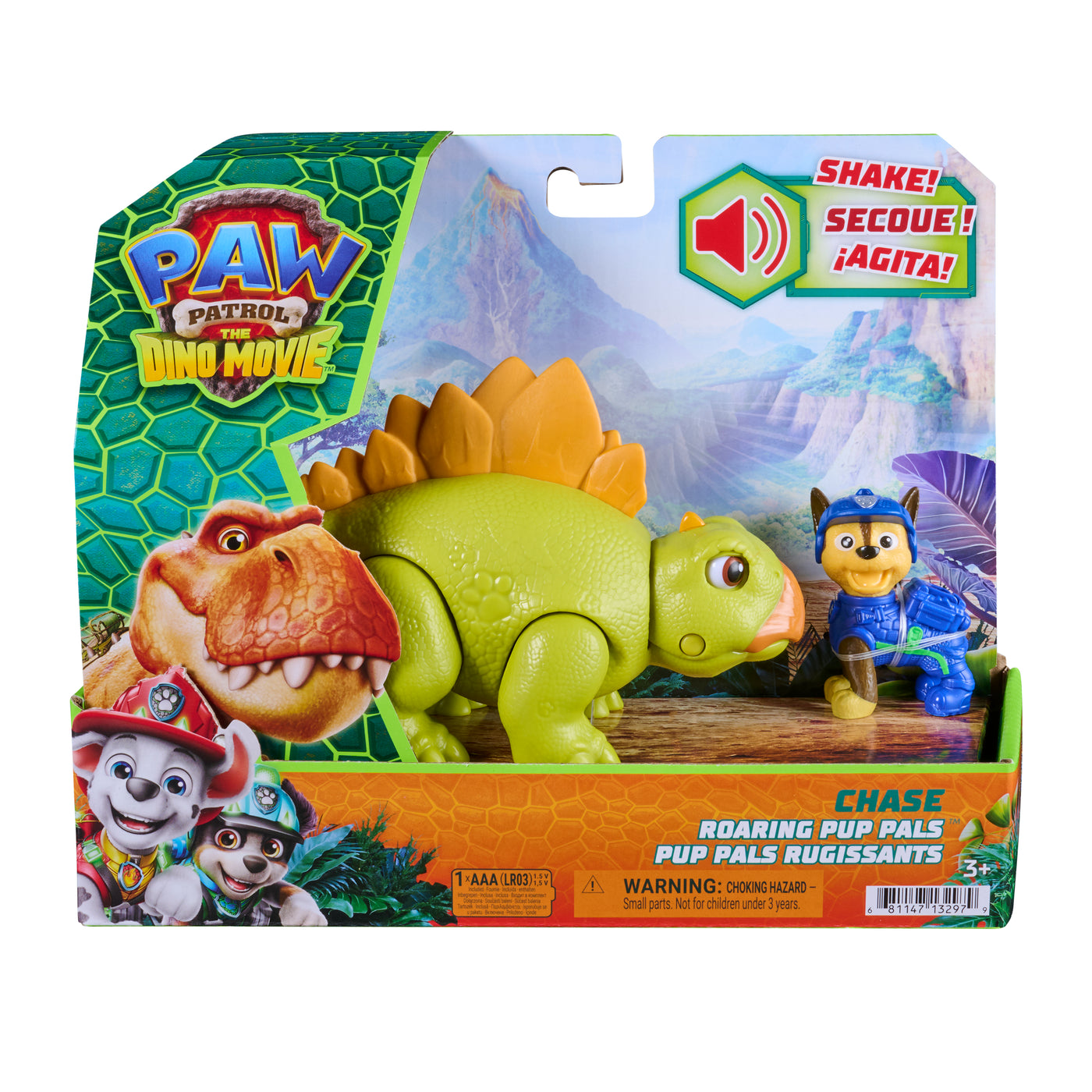 Paw Patrol: The Dino Movie Roaring Pup Pals Collectibles Figure Set Assortment- Sold per piece
