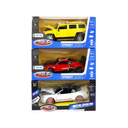 Power Joy Vroom Vroom DC Licensed MSZ 1:24 Diecast Metal with Pull Back, Lights and Sound Assorted - Sold per piece (Selection is random and subject to availability)