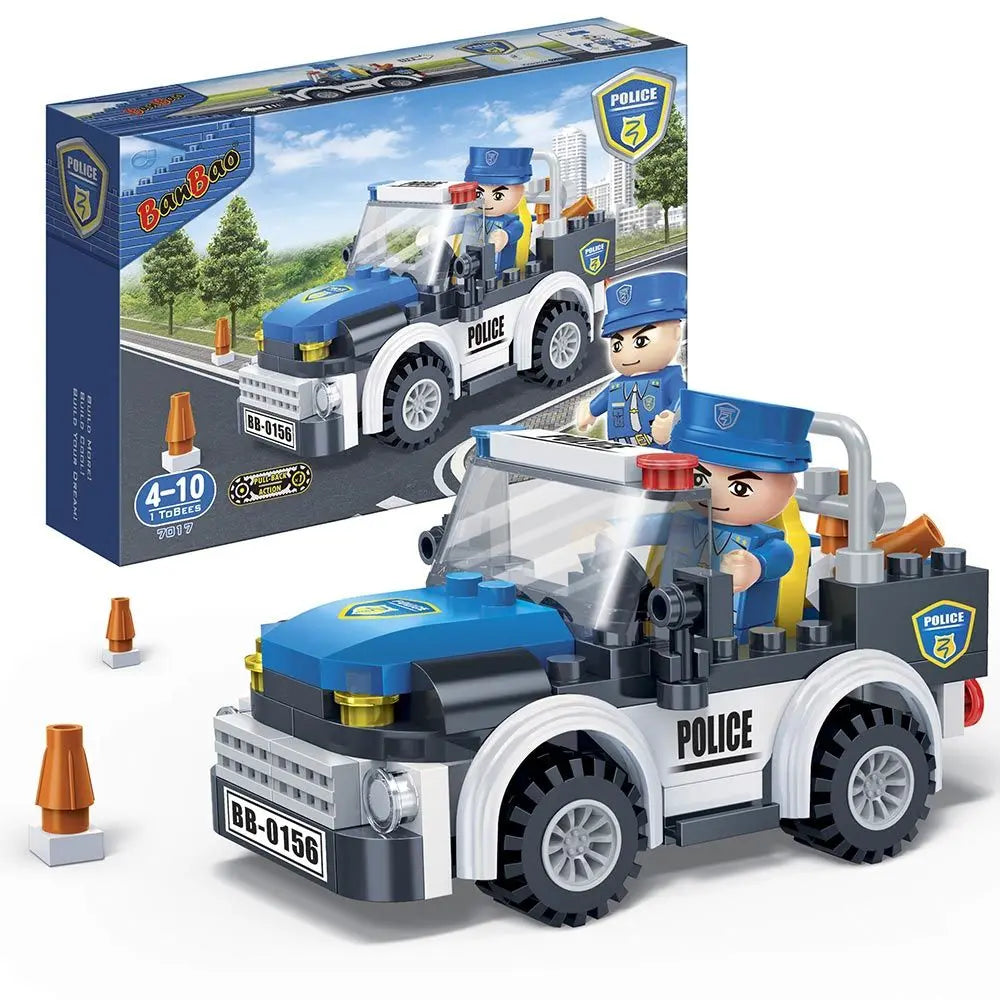 Banbao Police Series 100Pcs 7017