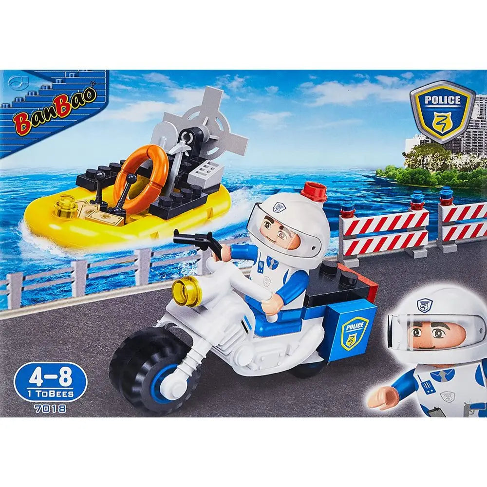 Banbao Police Series 62Pcs 7018