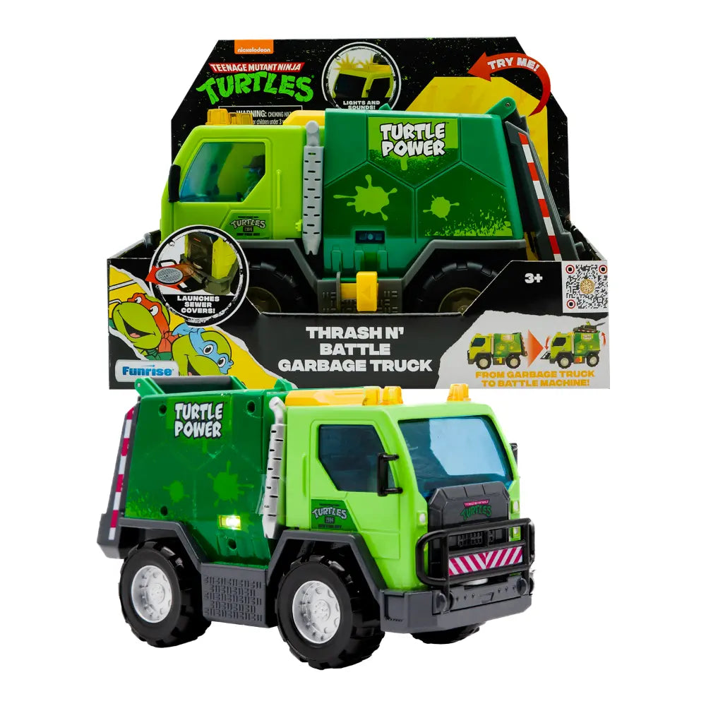 TMNT Thrash Battle Garbage Truck Battery Operated
