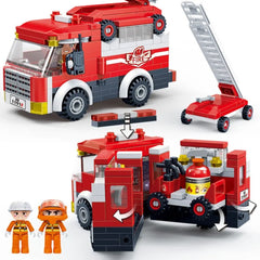 BANBAO FIRE LADDER TRUCK FIRE HAZARD TRU