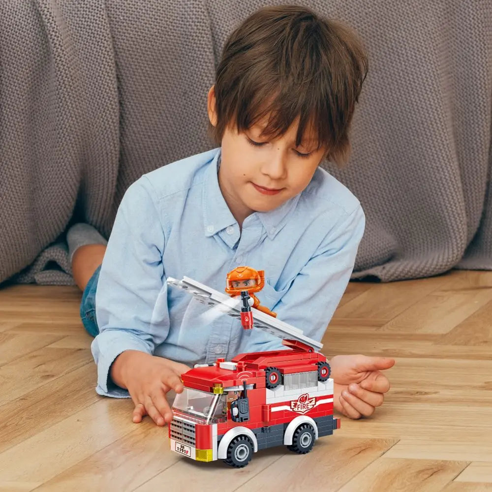 BANBAO FIRE LADDER TRUCK FIRE HAZARD TRU