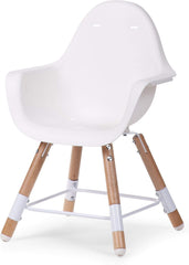 Childhome Evolu 2 Chair 2 in 1 + Bumper Natural White