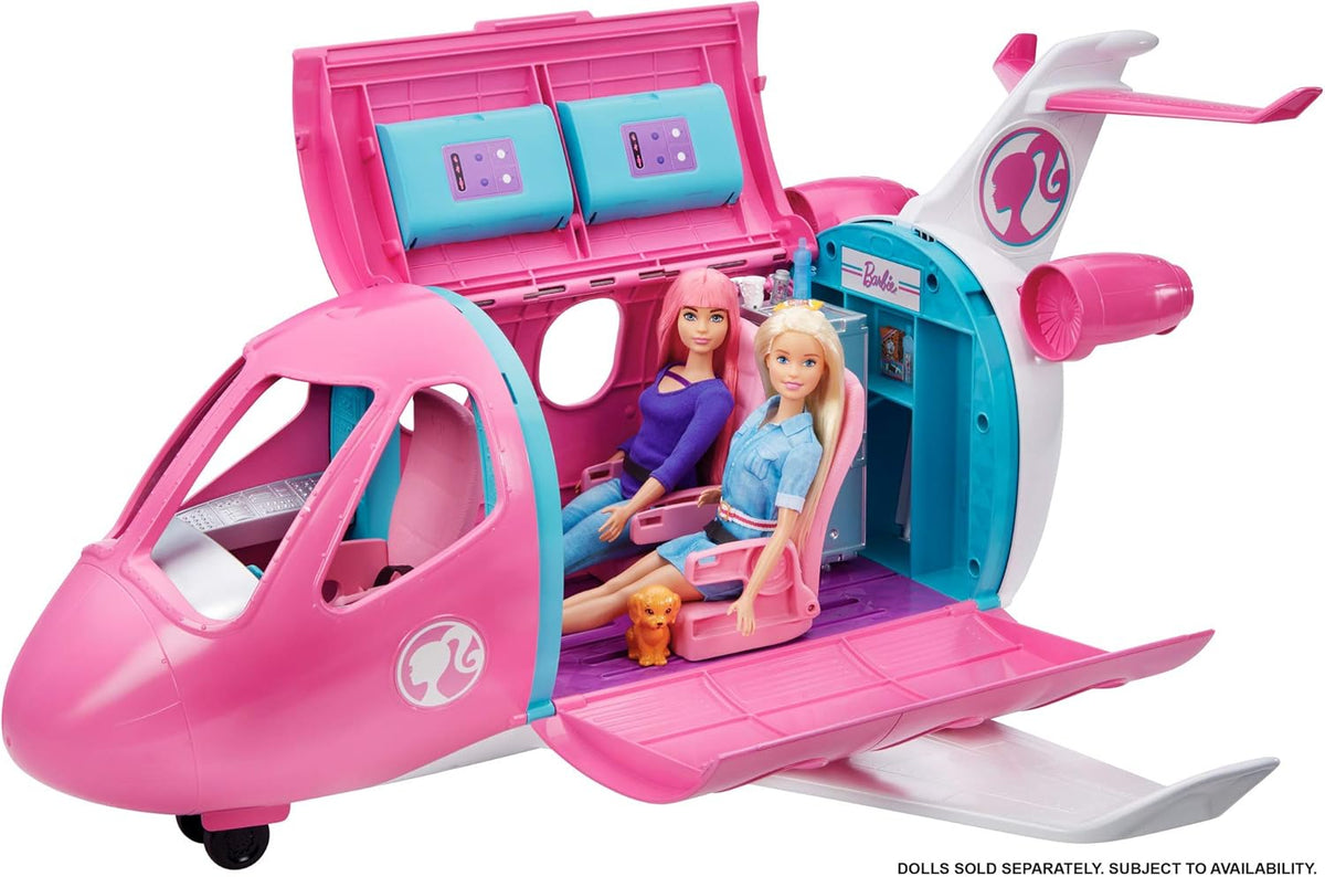 Barbie Dreamplane Transforming Airplane Playset with 15+ Accessories