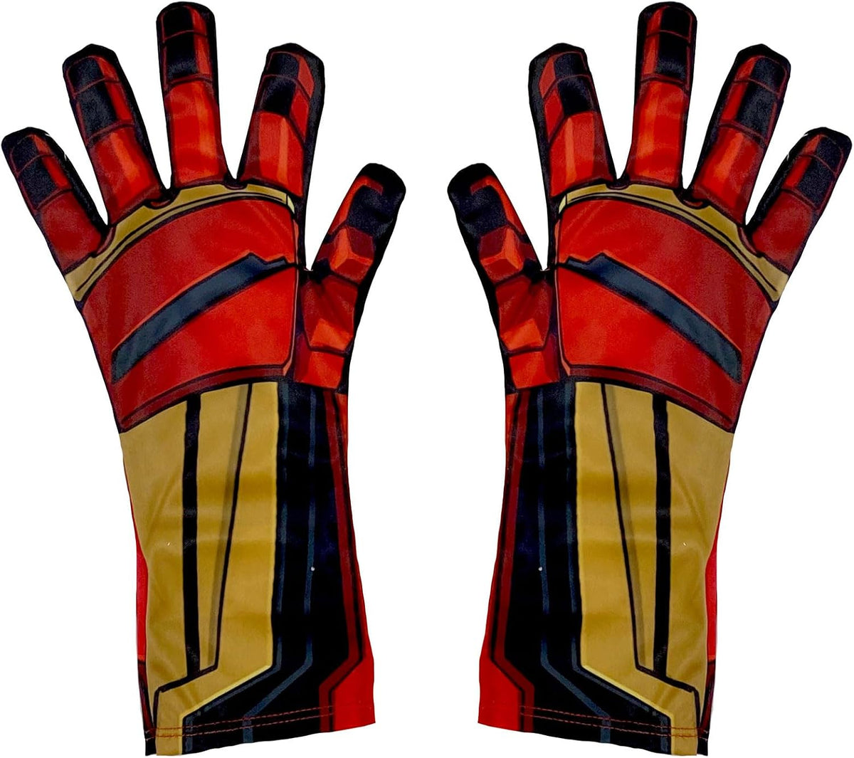 Marvel Avengers Iron Man Deluxe Costume for Kids Superhero Fancy Dress Outfit, 5-6 Years