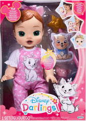 Disney Darlings Marie Deluxe Feature Interactive Baby Doll with Light Brown Hair & Brown Eyes