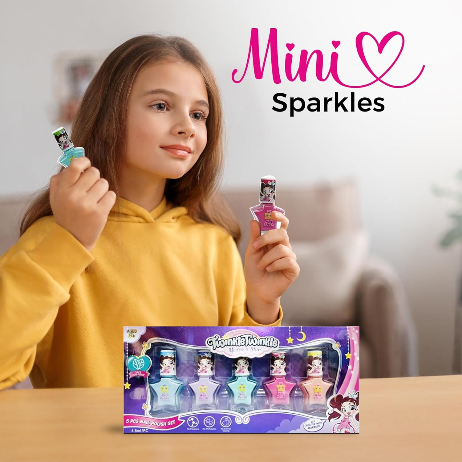 Twinkle Twinkle 5 Pcs Nail Polish Set