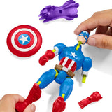 Marvel MixMashers Captain America Mix & Match Action Figure