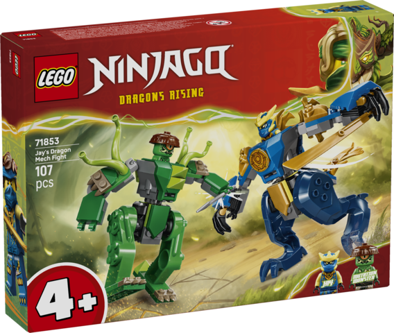 Lego NINJAGO Jay's Dragon Mech Fight Building Set 71853