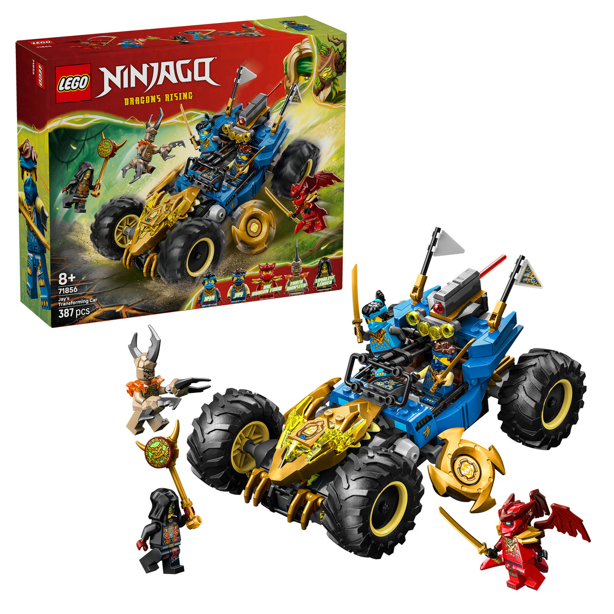Lego Ninjago Jays Transforming Car