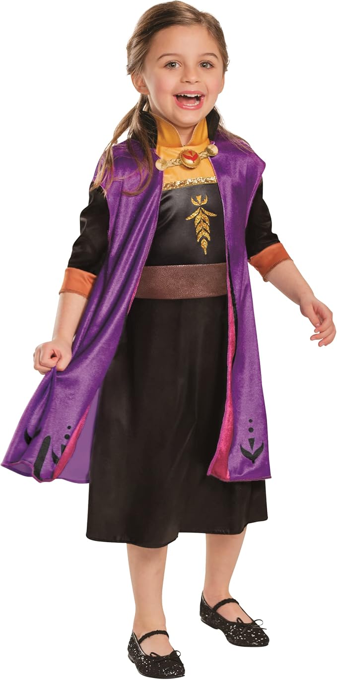 Disney Frozen Anna Classic Costume for Girls Princess Fancy Dress Outfit, 2 Years