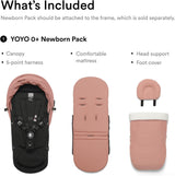 Stokke YOYO 0+ Newborn Pack - Color Ginger, Requires YOYO Stroller Frame (Sold Separately)