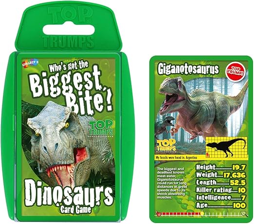 Top Trumps Dinosaurs Card Game for Kids and Dinosaur Fans