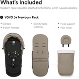 Stokke YOYO 0+ Newborn Pack - Color Taupe,Requires YOYO Stroller Frame (Sold Separately)