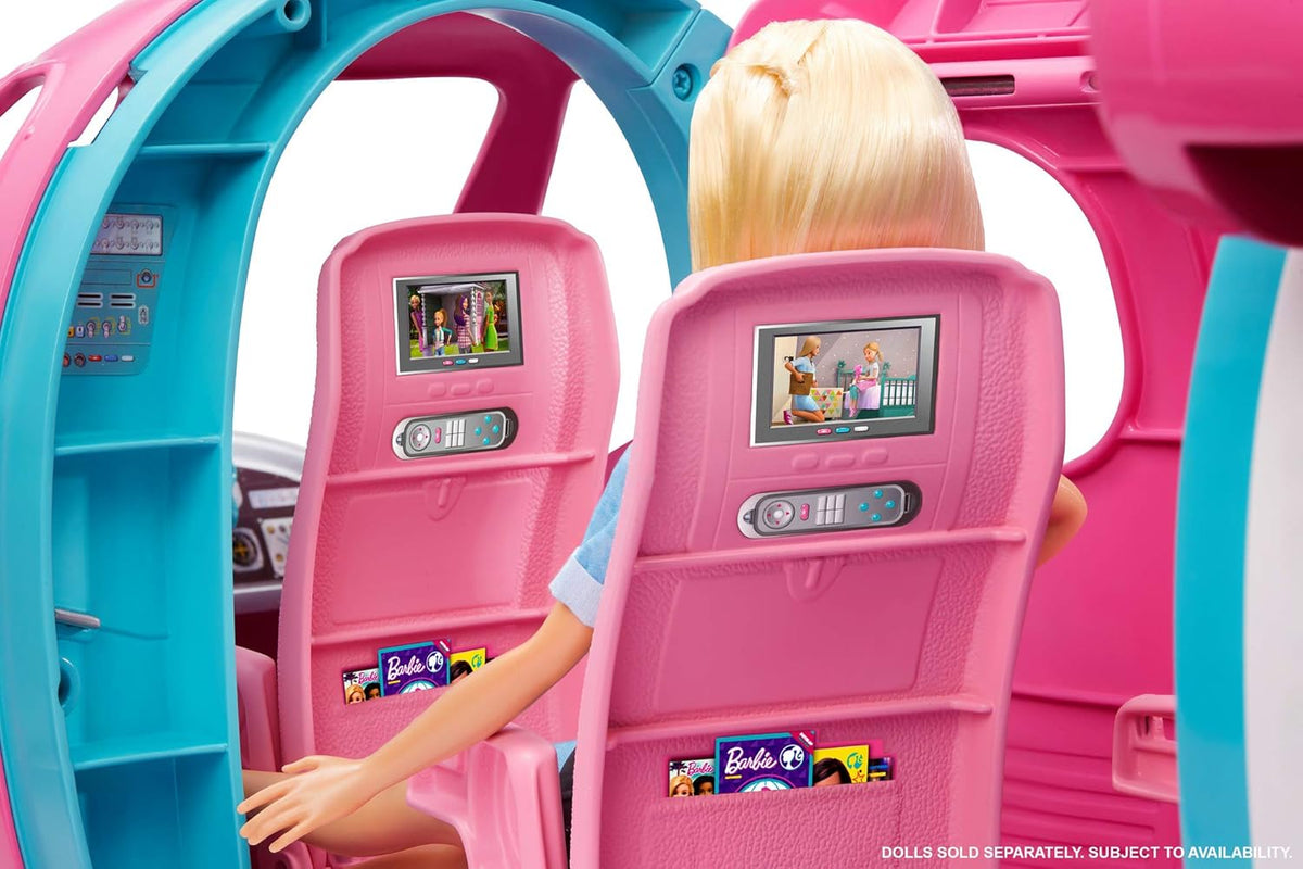 Barbie Dreamplane Transforming Airplane Playset with 15+ Accessories