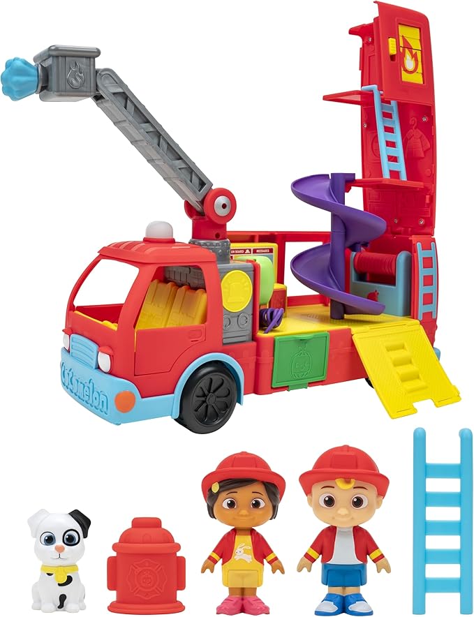 Cocomelon Deluxe Transforming Firetruck Toddlers & Preschool