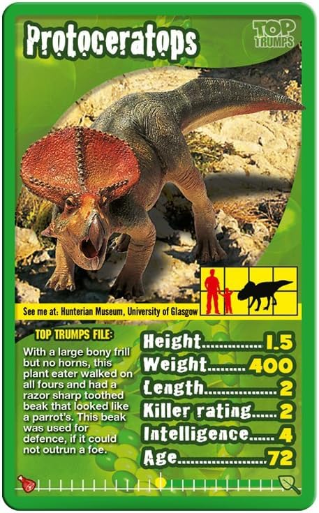 Top Trumps Dinosaurs Card Game for Kids and Dinosaur Fans