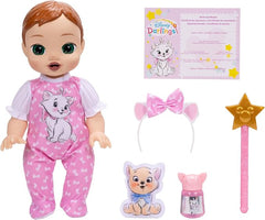 Disney Darlings Marie Deluxe Feature Interactive Baby Doll with Light Brown Hair & Brown Eyes