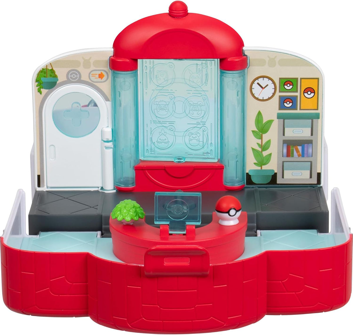 Pokémon Squish-A-Longs Medium Playset - Mini Collectible Figures & Portable Playset for Kids