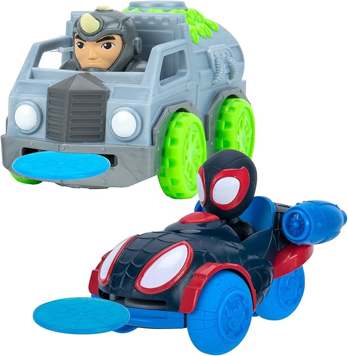Spidey N Friends Miles + Rhino 2 Pack