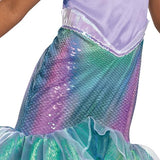 Disney Princess Ariel Classic Costume for Girls The Little Mermaid Fancy Dress Outfit, 4–6 Years