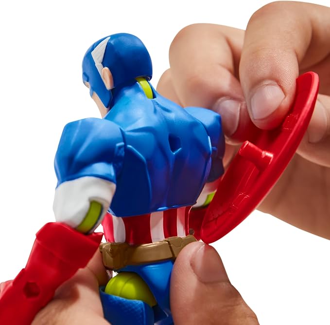 Marvel MixMashers Captain America Mix & Match Action Figure