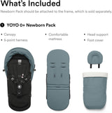 Stokke YOYO 0+ Newborn Pack - Color Aqua, Requires YOYO Stroller Frame (Sold Separately)