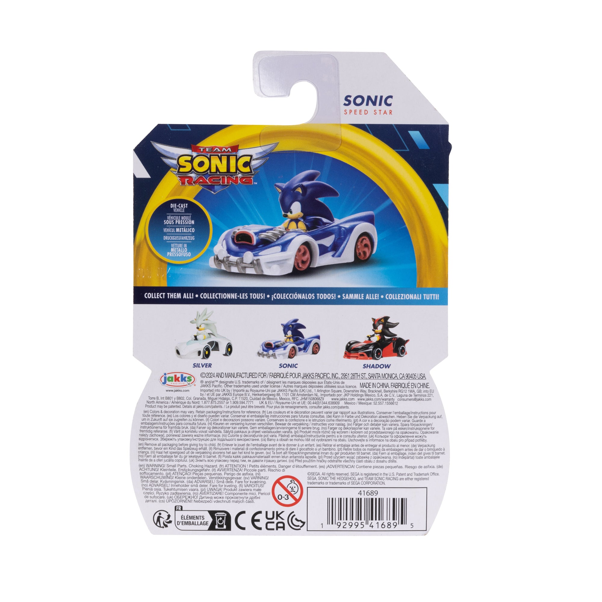 Sonic Die-Cast Vehicles Wave 7 Assortment Toodler 7 Preschool