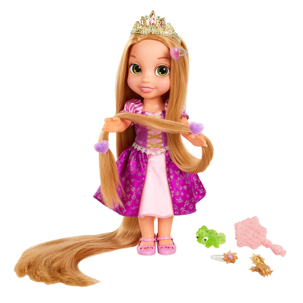 Disney Princess Rapunzel Hair Styling Doll with Hairbrush Tangled Princess Doll