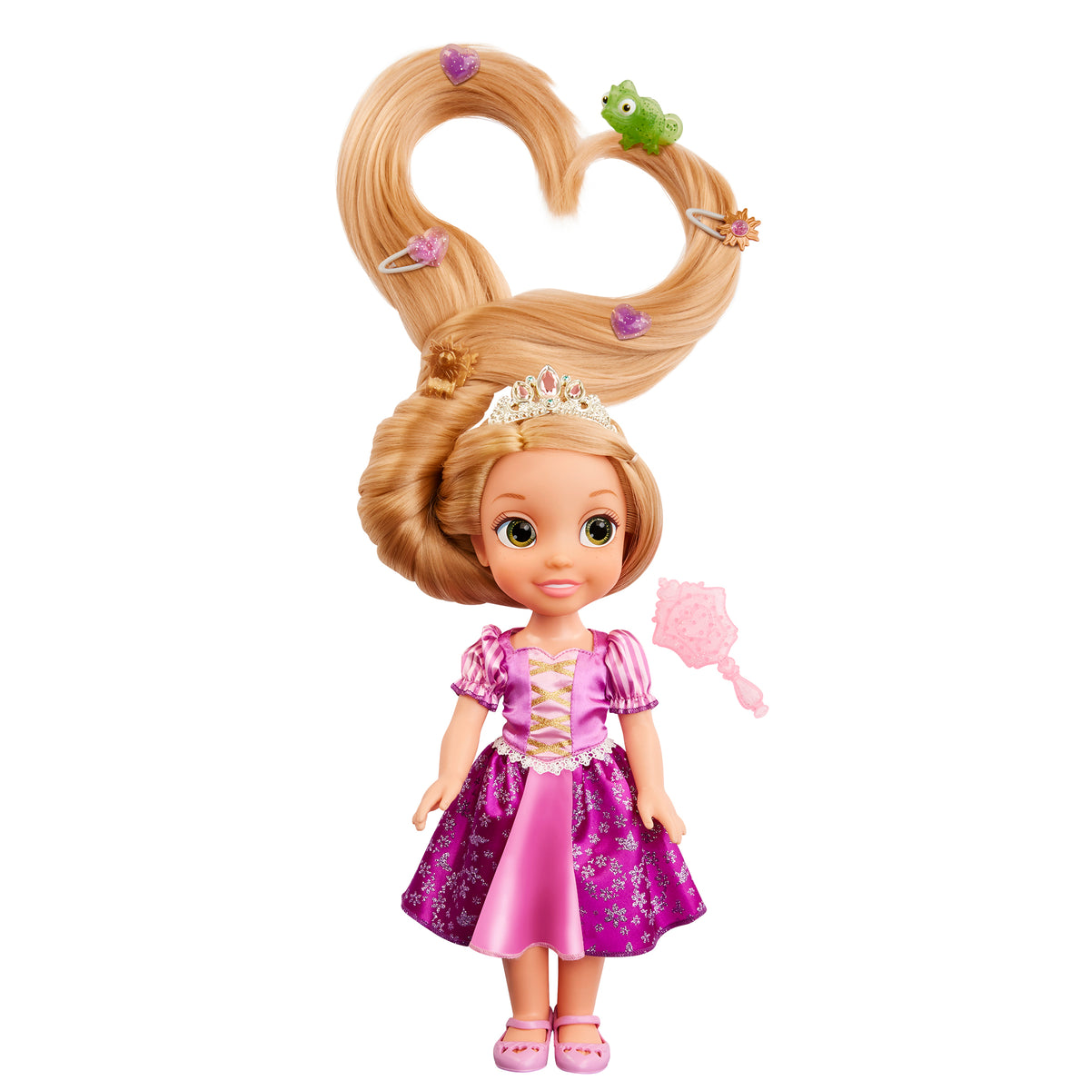 Disney Princess Rapunzel Hair Styling Doll with Hairbrush Tangled Princess Doll