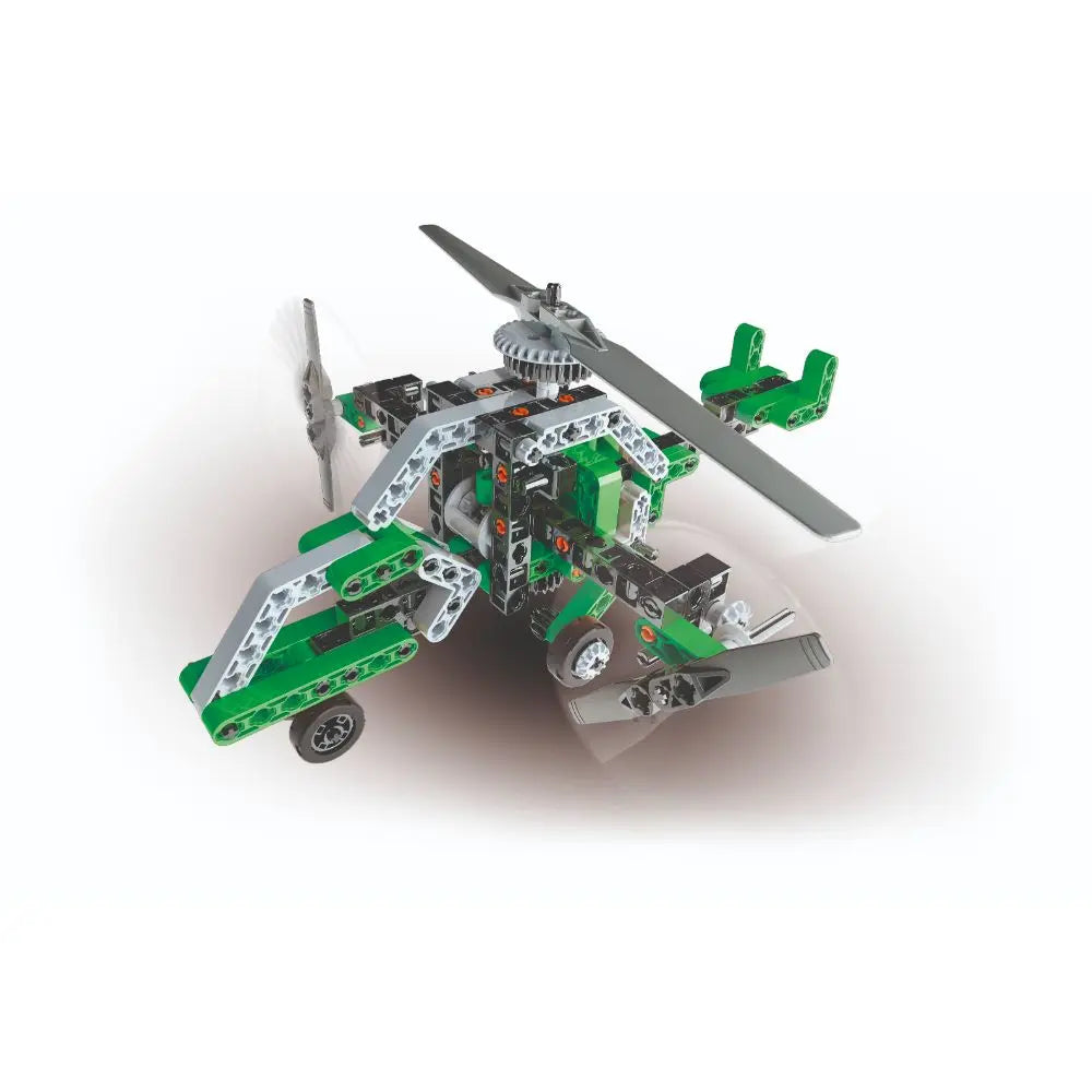 Clementoni Science and Play Mechanics Laboratory Helicopter & Fanboat