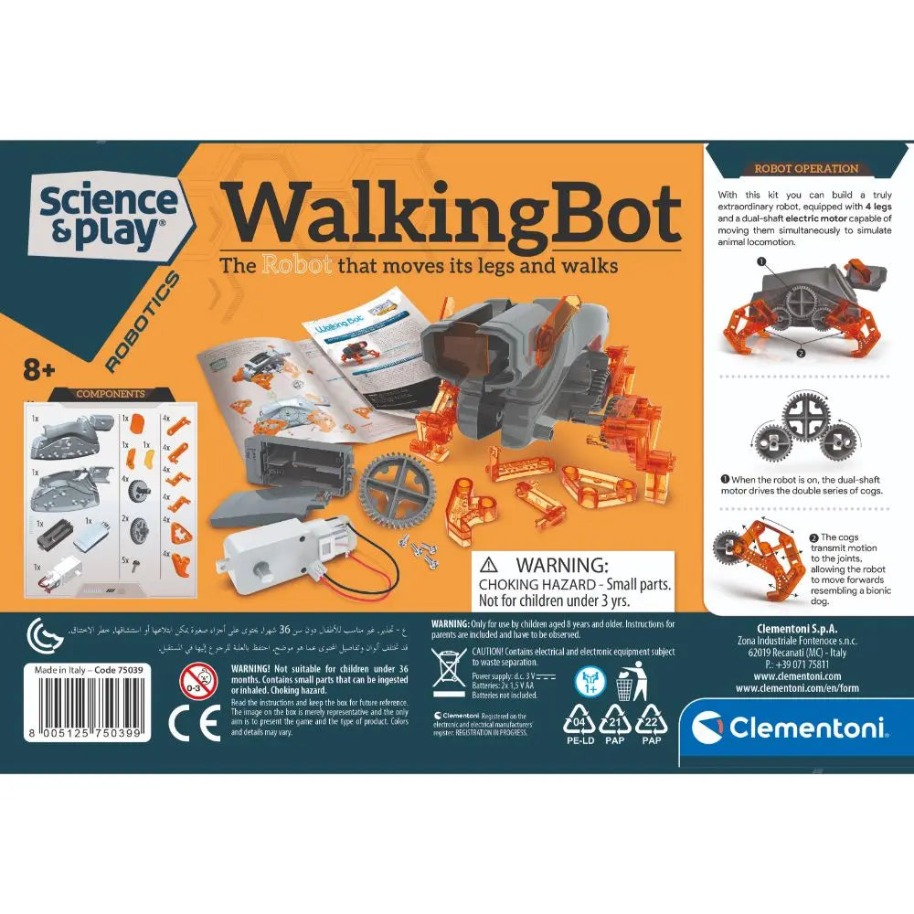 Clementoni Walking Robot, Battery Operated