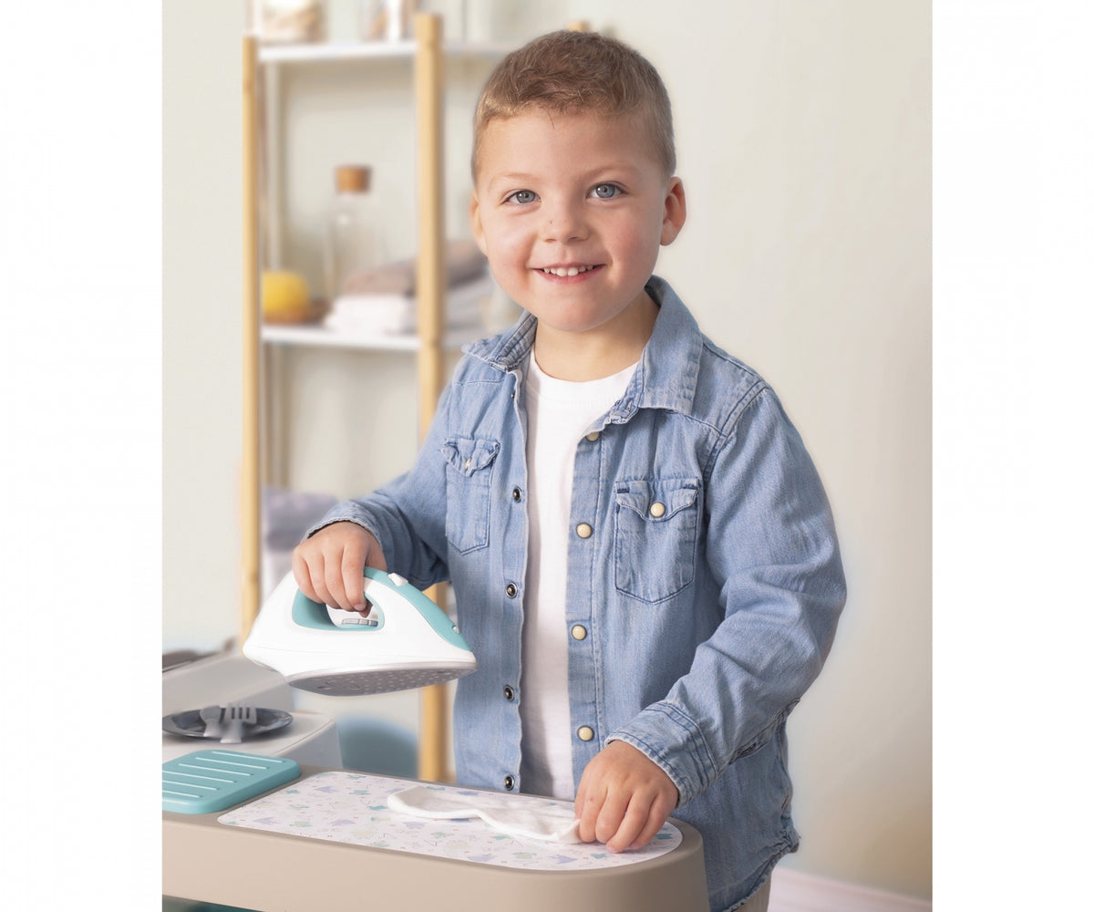 Smoby Tefal Studio Utility Kitchen 2-in-1 Cooking & Laundry Playset