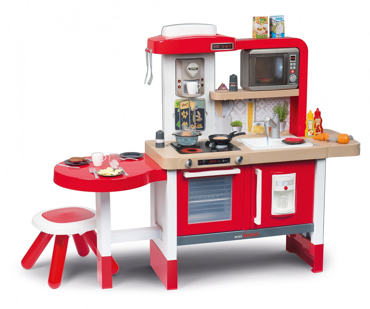 Smoby Tefal Evolutive Kitchen Gourmet Ã¢â‚¬â€œ Adjustable Height Play Kitchen for Kids