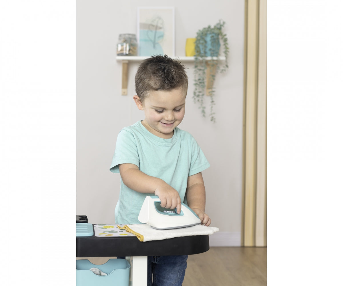 Smoby Rowenta Wash & Clean Laundry Room Playset 3-in-1 Kids Household Toy