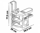Smoby Rowenta Wash & Clean Laundry Room Playset 3-in-1 Kids Household Toy
