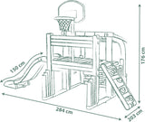 Smoby Fun Center Playset With Slide For Kids
