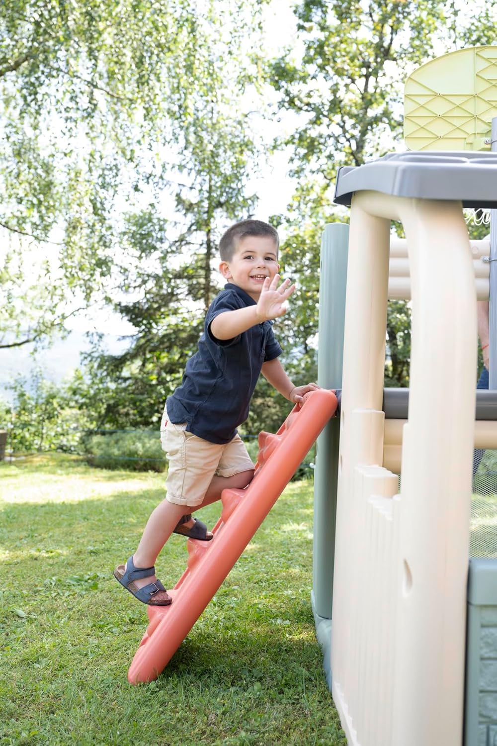 Smoby Fun Center Playset With Slide For Kids