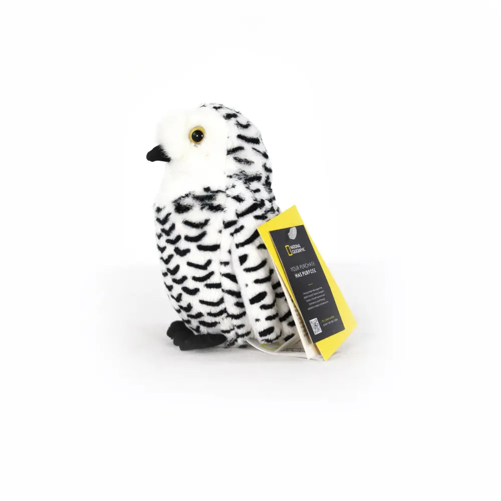 NATGEO PLUSH PREMIUM SNOW OWL 6INCH