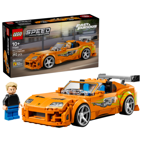 Lego Speed Champions Fast & Furious Toyota Supra MK4 Building Set 77260