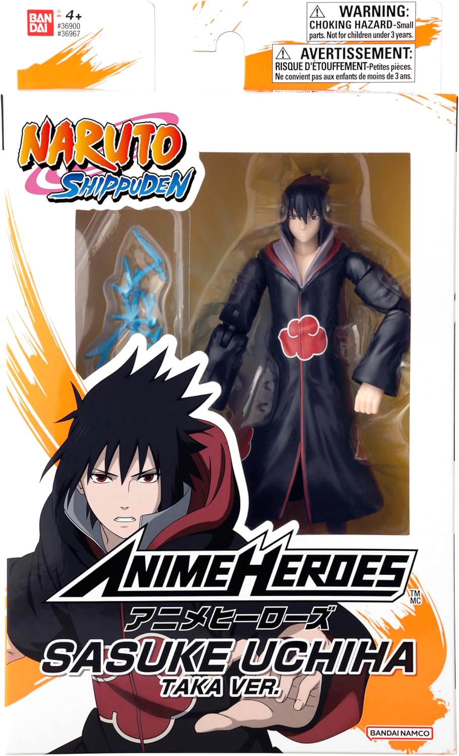 Anime Heroes Naruto Sasuke Taka Version Action Figure  6.5 - Inch