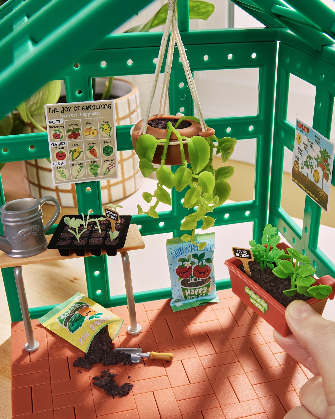 Miniverse Spaces Starter Pack Greenhouse Collectible Playset for Kids