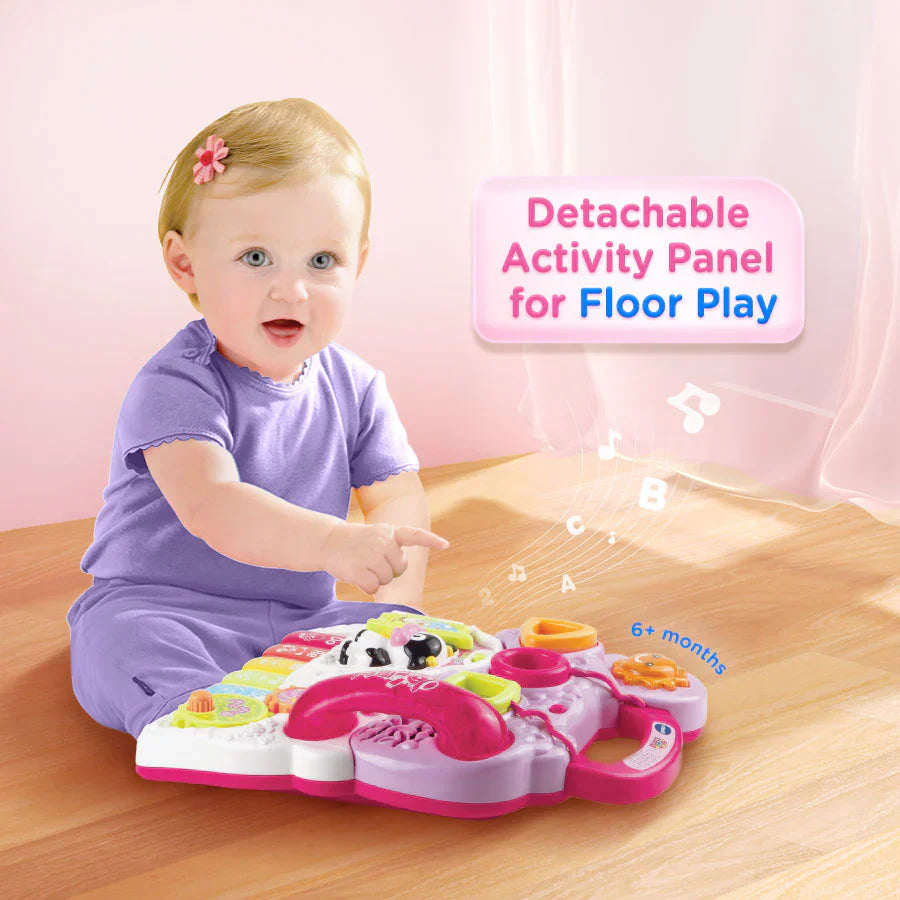 VTech Baby Walker Pink Interactive Learning Toy with Lights & Sounds
