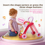 VTech Baby Walker Pink Interactive Learning Toy with Lights & Sounds