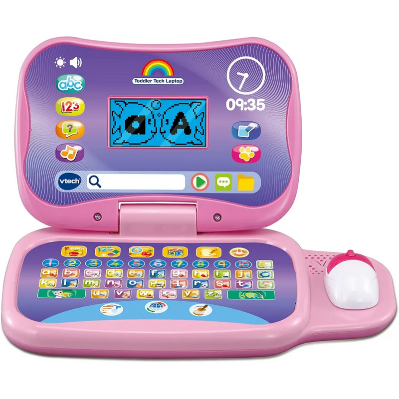 VTech New Black Laptop Pink - Kids Learning Toy for Toddlers & Preschool