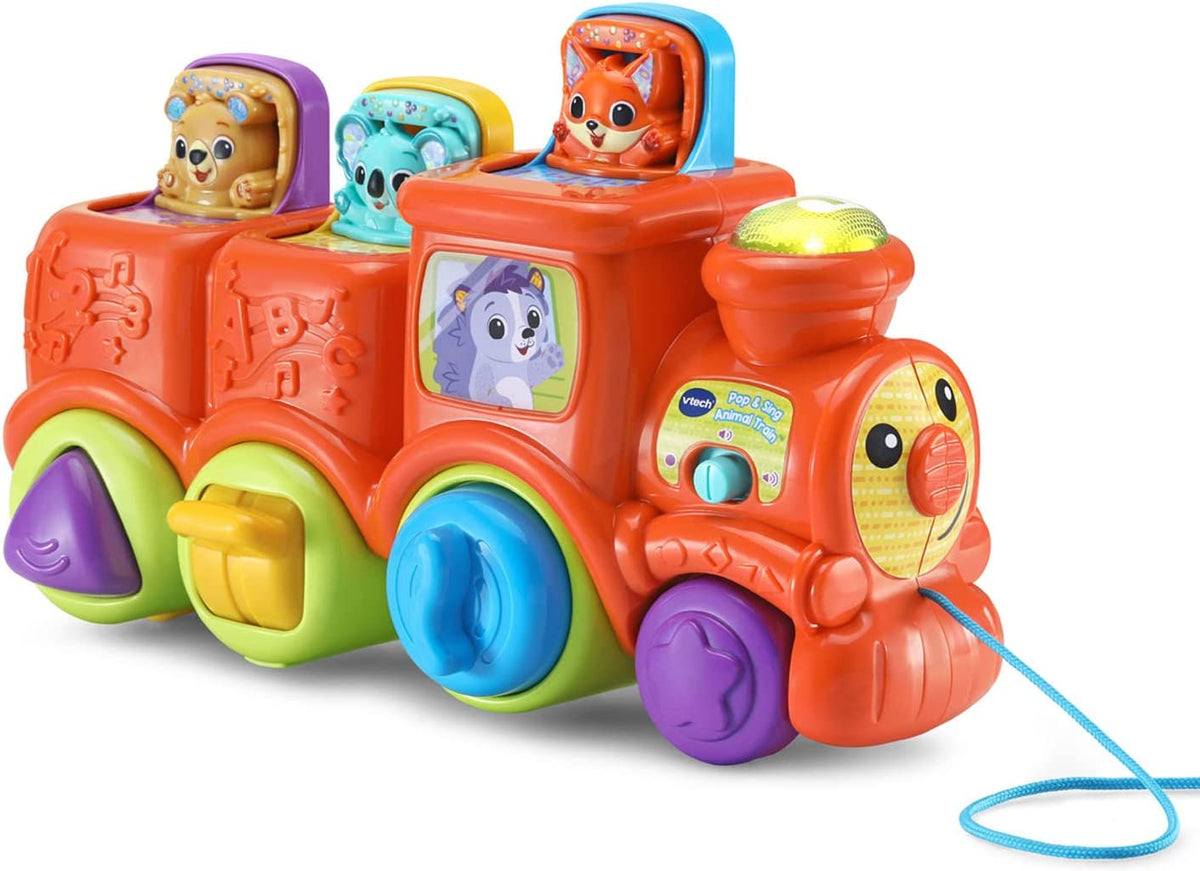VTech Pop & Sing Animal Train Battery Operated