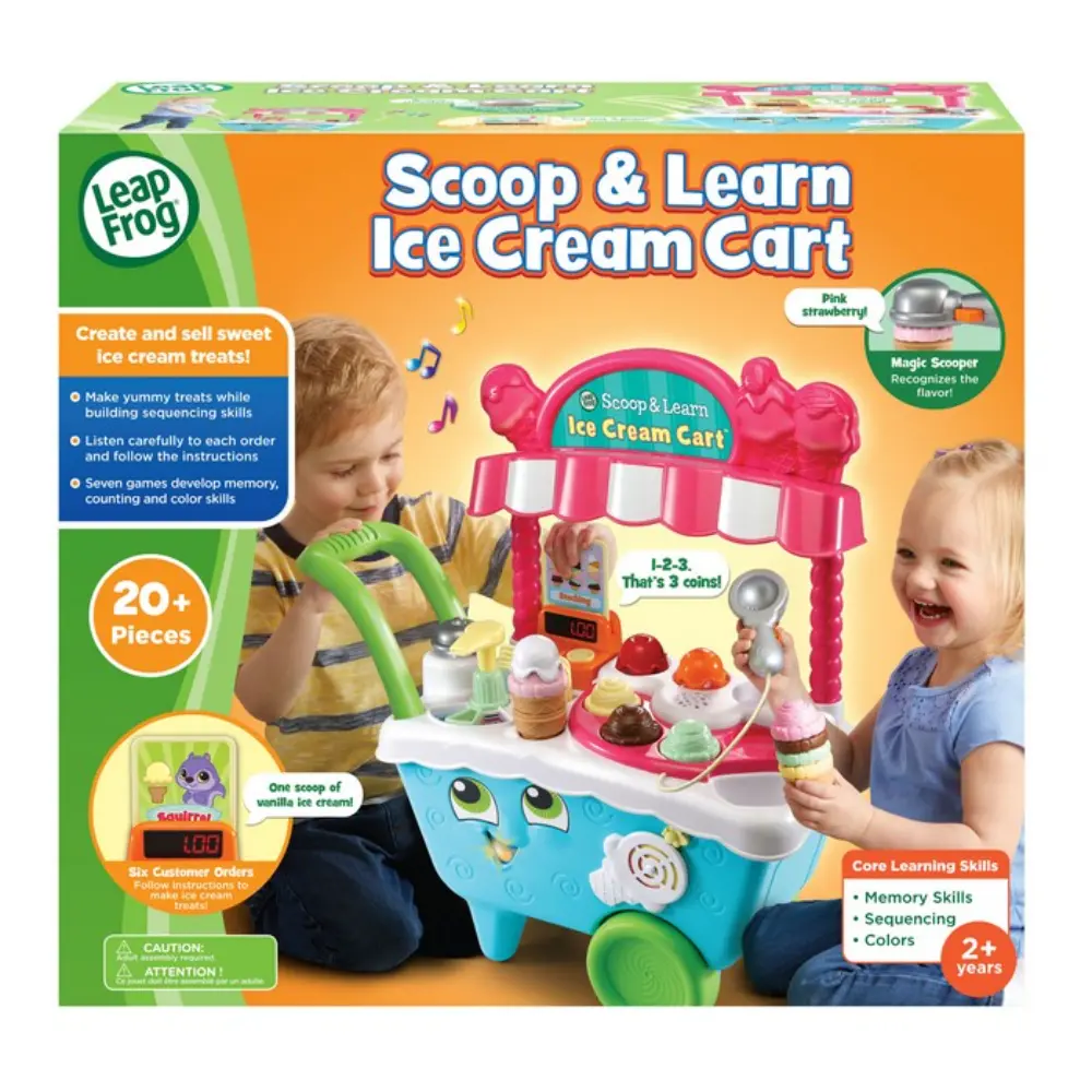 LeapFrog Scoop & Learn Ice Cream Cart Interactive Learning Playset
