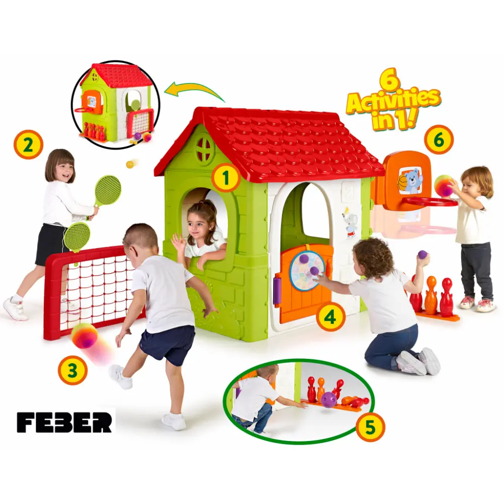 FEBER MULTI-ACTIVITY HOUSE 6IN1 C20