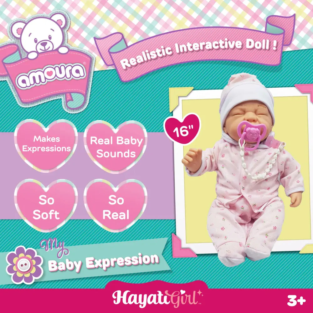 Baby Amoura Real Doll 16Inches